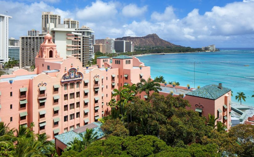 皇家夏威夷酒店The Royal Hawaiian, a Luxury Collection Resort, Waikiki, Honolulu, Hawaii