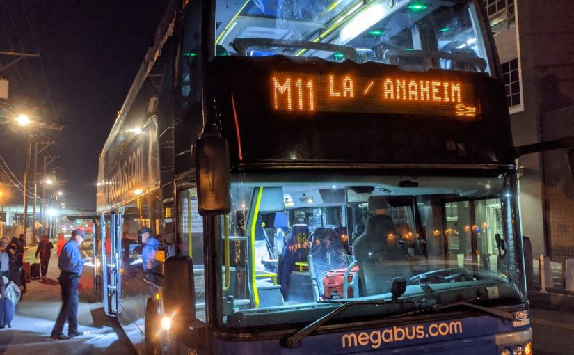 Sacramento – San Francisco – Los Angeles – Santa Barbara, Megabus+Flixbus=$10