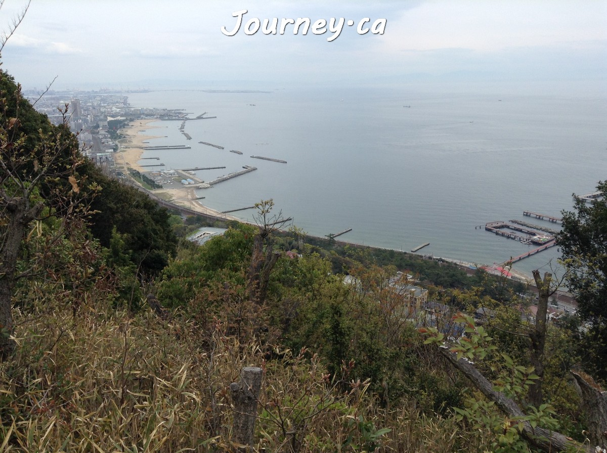 須磨浦公園-眺望須磨海灘