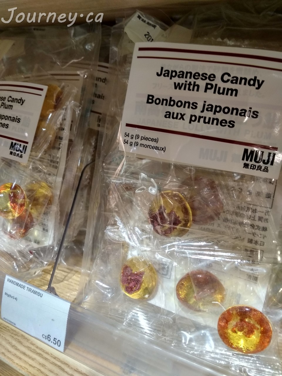 无印良品9粒糖果6.5加元