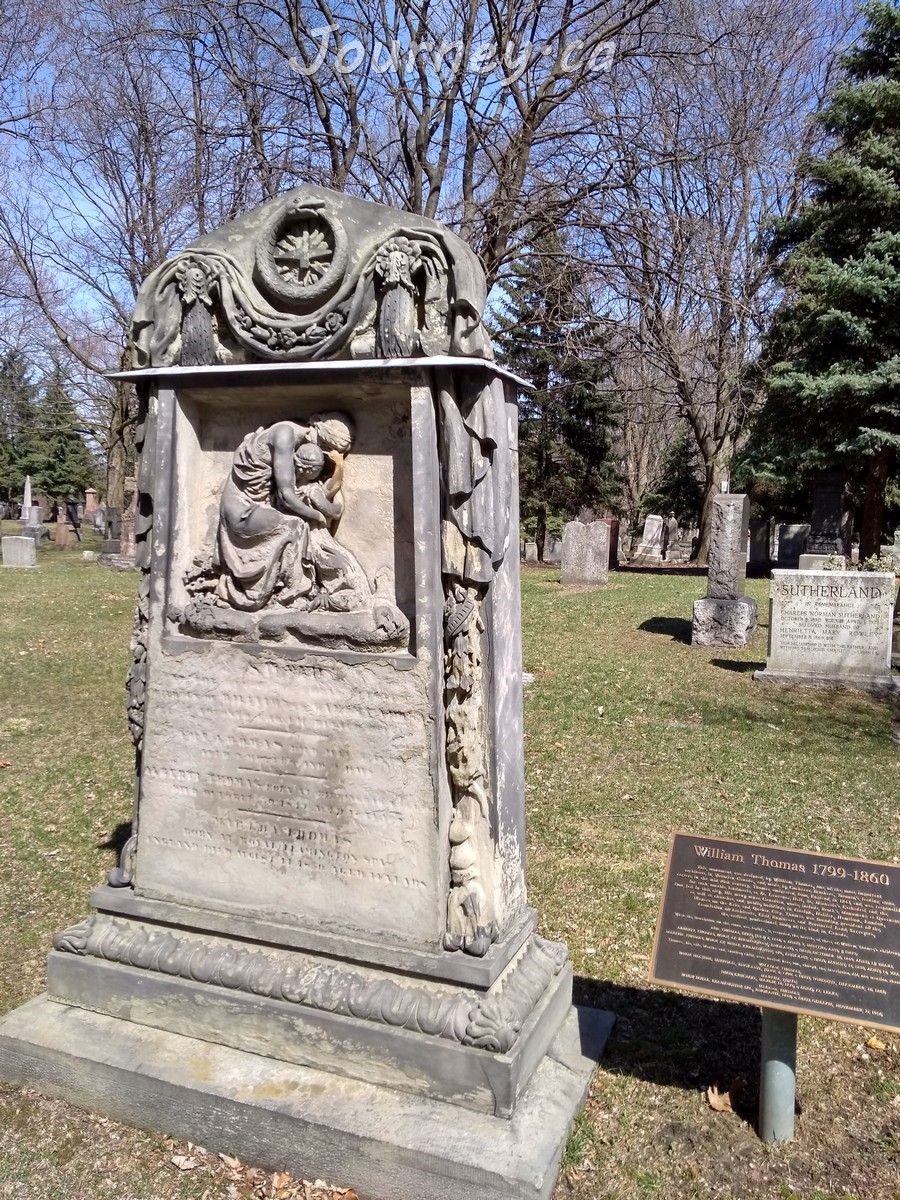 William Thomas, St. James Cemetery, Toronto