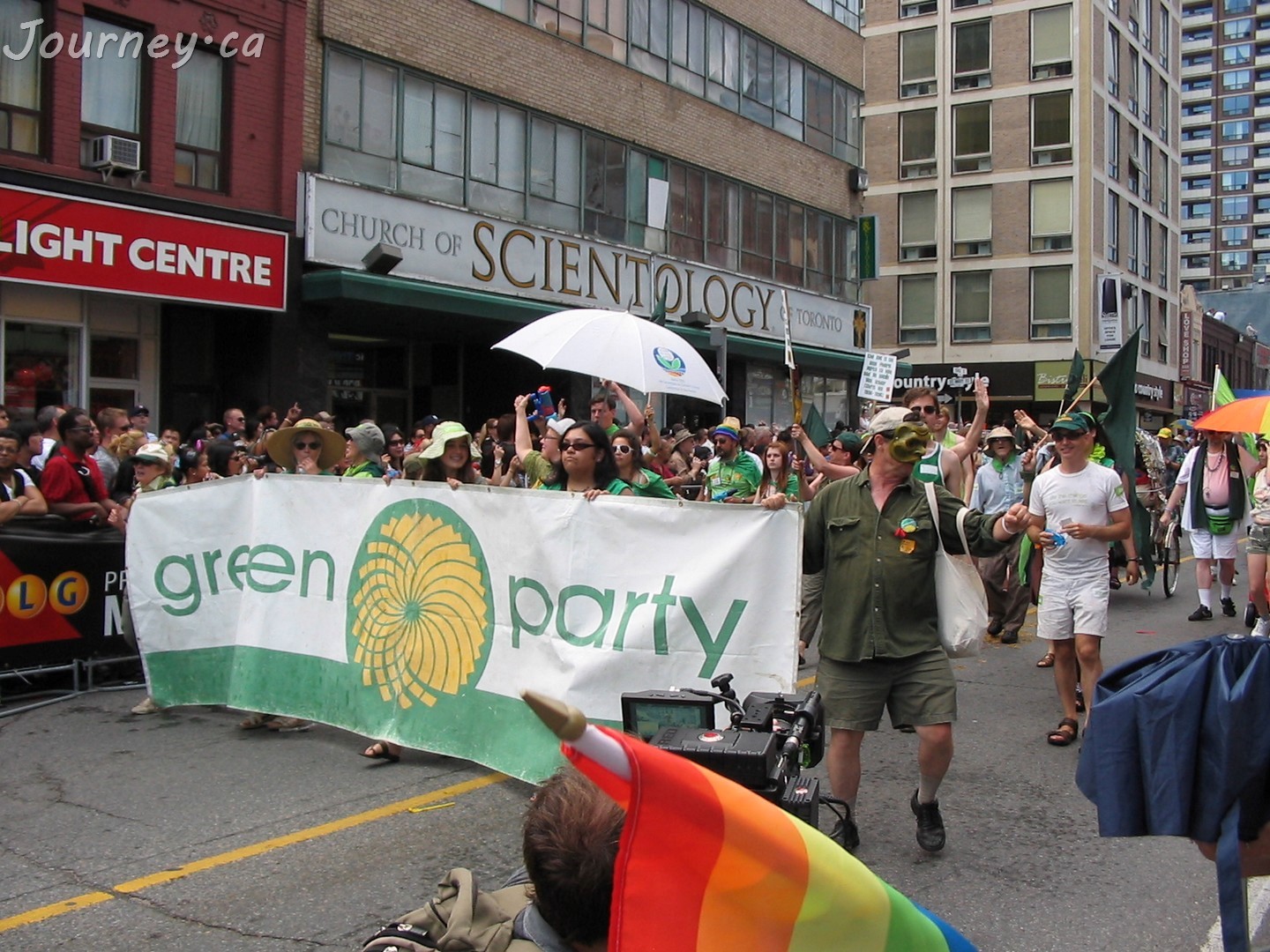 Green Party at Toronto Pride Parade