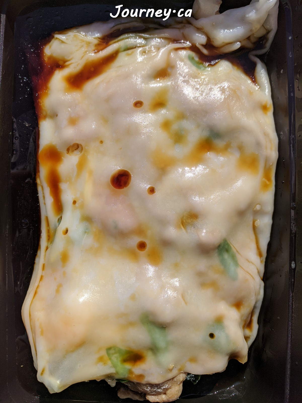 银记肠粉:韭黄鲜虾牛肉肠粉