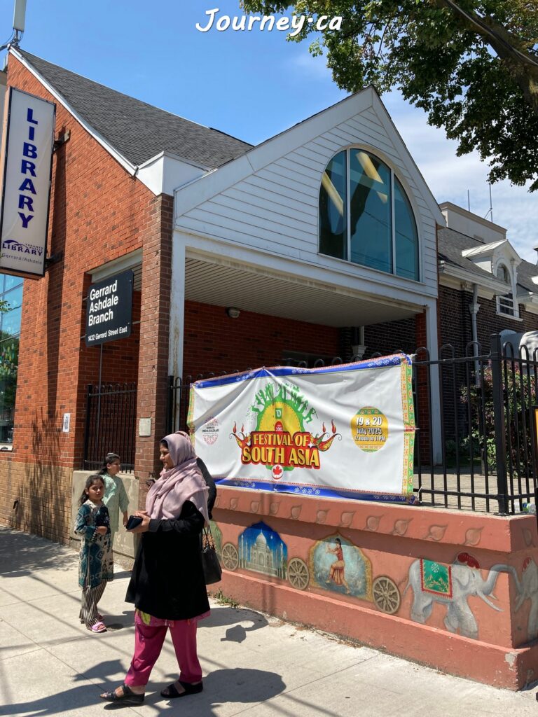 Library at Gerrard India Bazaar